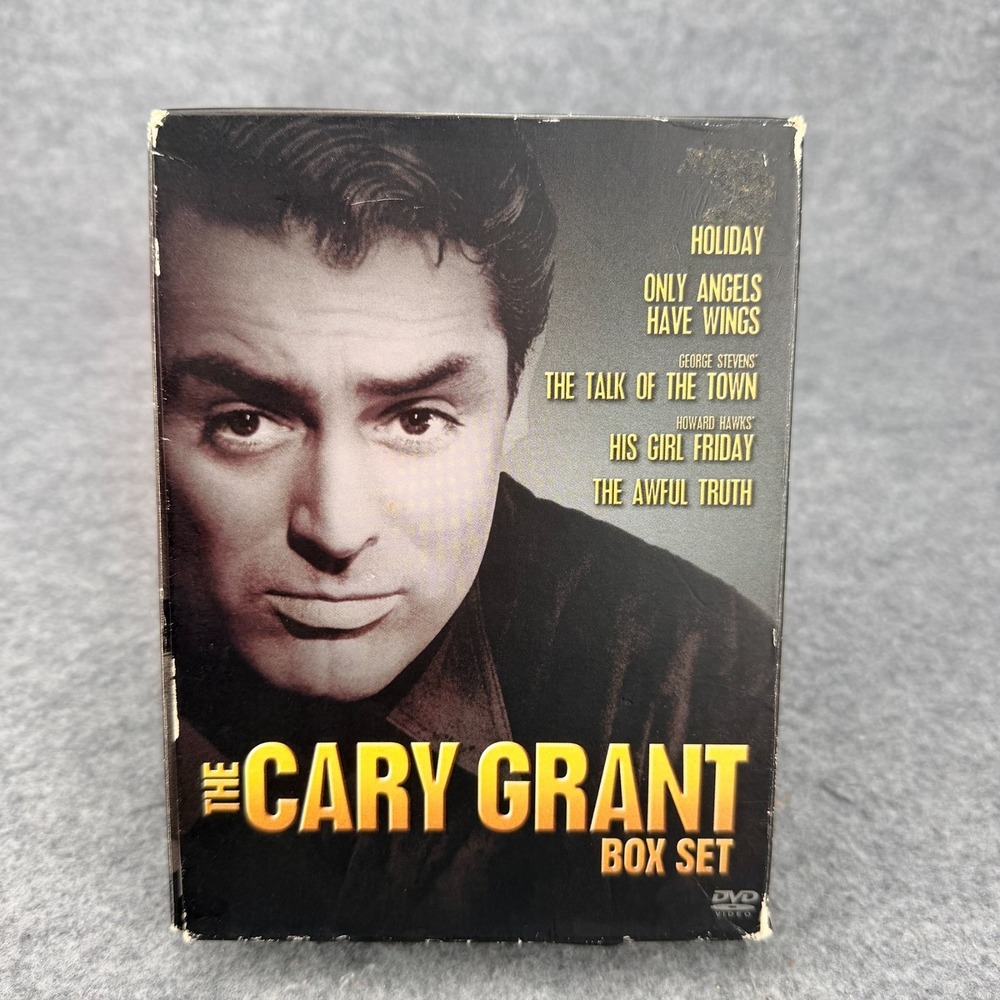 The Cary Grant Box Set DVD Holiday His Girl Friday Talk of the Town 5 Film